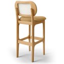 Ver mais imagens de Kit 05 Banquetas Altas Para Cozinha Bancada Sala Tela Betta Fixa L02 Bouclê Mostarda - Lyam Lyam Dec