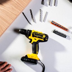 Parafusadeira e Furadeira de Impacto 20v Bateria de Lítio 1.5ah com Maleta de Acessórios - 8