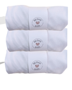 Ver imagem 5 de Kit 3 Pçs Lençol Avulso Malha Liso com Elástico Berço Americano Malha Hipoalergenico 160x98x12cm:kit