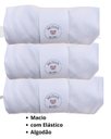 Ver imagem 4 de Kit 3 Pçs Lençol Avulso Malha Liso com Elástico Berço Americano Malha Hipoalergenico 160x98x12cm:kit