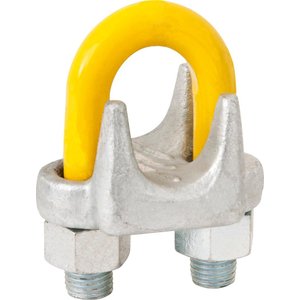 Clips para Cabo de Aço 1/4" Pesado Galvanizado - Vonder Plus