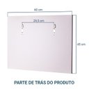 Ver imagem 4 de Armário Para Banheiro com Espelho Redondo Genova Branco 60 x 45cm