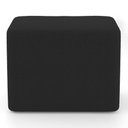 Ver imagem 5 de Kit 02 Puffs Decorativos Living Yumi Retangular 60cm Bouclê Preto - Desk Design