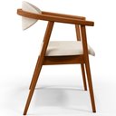 Ver mais imagens de Kit 02 Cadeiras Estofada para Sala de Estar Jantar Cecília B04 Suede Bege - Lyam Decor