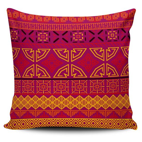 Kit 4 Almofadas Tribal Tons Amarelo Laranja e Pink 45x45cm - 5