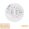 Painel Plafon Led Borda Infinita Black + Decker Redondo 24W Branco Quente - 2