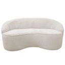 Ver imagem 4 de Sofá Curvo Montserrat 230cm 04 Lugares Bouclé Off White - Nexta Casa