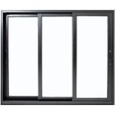 Ver imagem 1 de Vitro de Aluminio 3 Planos Móveis sem Grade Linha Premium:1,20 X 1,50/preto