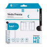 Veda Fresta Porta Janela Modelo e Stamaco Home Fita Vedação Autoadesivo 6 Metros Preto - 1