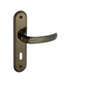 Ver imagem 2 de Fechadura Banheiro Pado 40mm Bronze Escovado Espelho 406 Interna