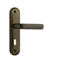 Ver imagem 1 de Fechadura Banheiro Pado 40mm Bronze Escovado Espelho 406 Interna