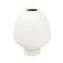 Ver imagem 1 de Vaso Organico Decorativo em Ceramica Branco P 21x16cm