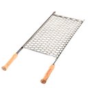 Ver imagem 1 de Grelha Moeda Inox Churrasqueira Linha Churrasco Tamanho 74 X 48cm Utimil
