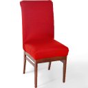 Ver imagem 2 de Kit 12 Capa de Cadeira Malha Gel Ajustável Vermelho