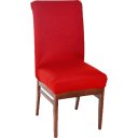 Ver imagem 1 de Kit 12 Capa de Cadeira Malha Gel Ajustável Vermelho