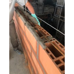 Paleta espátula Beta 40CM para assentamento de bloco estrutural Bailéu Régua Beta - 5