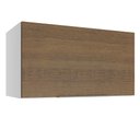 Ver imagem 1 de Armário Aéreo Madesa Stella 60 cm 1 Porta Basculante Branco/Rustic