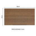 Ver imagem 3 de Armário Aéreo Madesa Stella 60 cm 1 Porta Basculante Branco/Rustic
