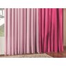 Cortina Para Janela Hotel Moderna Clean Luxo 3,00 Malha Em Gel Para Varão - Pink / Rosa - 3