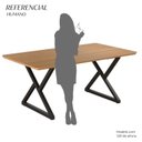 Ver imagem 4 de Mesa para Sala de Jantar Retangular 160x90cm Mdf Império