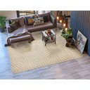 Ver imagem 2 de Tapete Felpudo em Relevo Realce Trama Areia 2,50x3,00