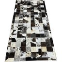 Ver imagem 1 de Tapete De Couro marrom malhado escuro 0,90X1,80 pç 10x10cm