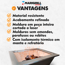 Ver imagem 5 de Braseiro Aço Inox 71x50cm com Isolamento Térmico para Grill