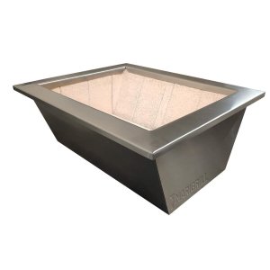 Braseiro Aço Inox 71x50cm com Isolamento Térmico para Grill