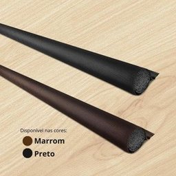 Veda Porta Adesivo Impermeável Ajustável 80 Cm Marrom - 4