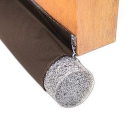 Veda Porta Adesivo Impermeável Ajustável 80 Cm Marrom - 1