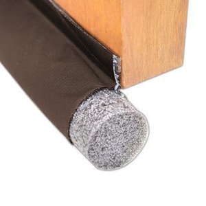 Veda Porta Adesivo Impermeável Ajustável 80 Cm Marrom