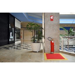 Tapete para Demarcação de Extintor Firekap 1mx1m Kapazi - 3