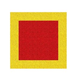 Tapete para Demarcação de Extintor Firekap 1mx1m Kapazi - 1