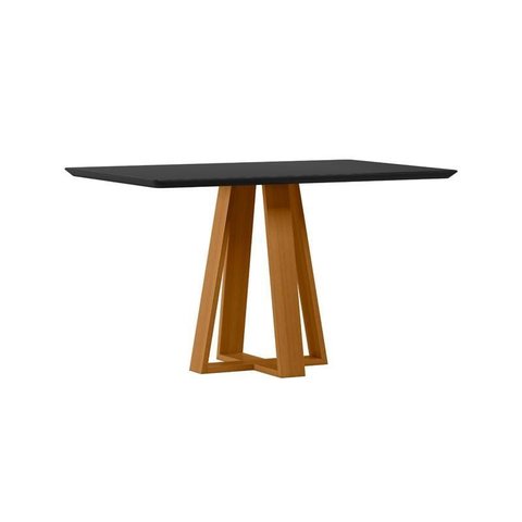 Mesa Jantar Lectus 135x90 Ype/preto - Nc