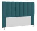 Ver imagem 1 de Cabeceira Queen Estofada Cancun Azul Tiffany - M&F Decor