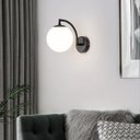 Ver imagem 7 de Luminária Arandela Globo 15cm Parede E27 Jabuticaba Kjbd-437:preto
