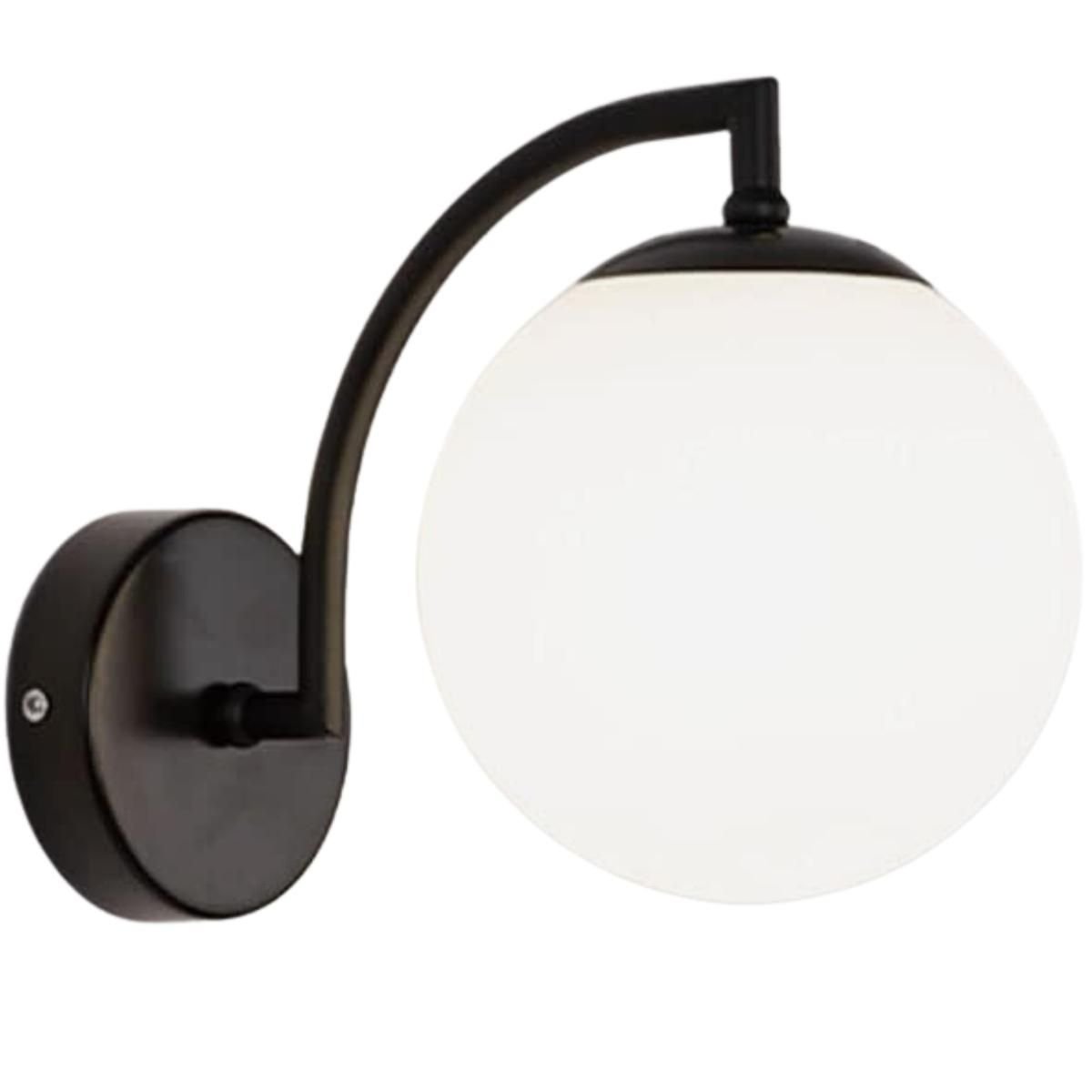 Ver imagem 2 de Luminária Arandela Globo 15cm Parede E27 Jabuticaba Kjbd-437:preto