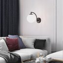 Ver imagem 4 de Luminária Arandela Globo 15cm Parede E27 Jabuticaba Kjbd-437:preto