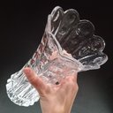 Ver imagem 2 de Vaso Decorativo Enfeite Planta Floreiro Vidro 25x13x13cm Transparente
