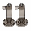 Ver imagem 3 de Suporte Toalheiro de Parede com Ventosas Ajustável Plástico ABS Cromado Banheiro Cozinha Utimix
