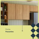 Ver imagem 6 de Cozinha Compacta 100% MDF 4 Peças Balcão 120cm com Tampo Vert Plus Freijó/Soft