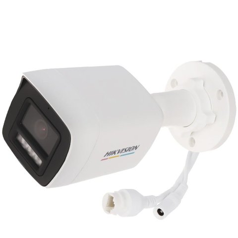Câmera de Segurança Hikvision Ds-2CD1047G2H-Liuf Bullet Colorvu 4MP 2.8mm IP67 Poe Luz Branca Extern