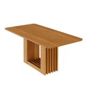 Ver imagem 3 de Mesa de Jantar Retangular 180x90cm 100% MDF Jambu CabeCasa MadeiraOriginals Marrom/Cinamomo