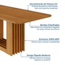 Ver imagem 5 de Mesa de Jantar Retangular 180x90cm 100% MDF Jambu CabeCasa MadeiraOriginals Marrom/Cinamomo