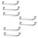 Ver imagem 1 de Alça de Apoio 30cm Barra Inox Kit 7 Unidades Cadeirante Idoso Box Corrimao Banheiro Segurança Acessi