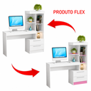Ver imagem 2 de Escrivaninha Office Flex 2 Gavetas com Cores Reversíveis na Montagem - Notável Móveis