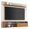 Painel para TV até 60 Polegadas 160cm Off White/Freijó Trend - 2