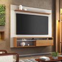 Ver imagem 5 de Painel para TV até 60 Polegadas 160cm Off White/Freijó Trend
