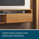 Ver imagem 4 de Painel para TV até 60 Polegadas 160cm Off White/Freijó Trend
