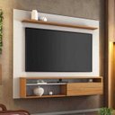 Ver imagem 1 de Painel para TV até 60 Polegadas 160cm Off White/Freijó Trend